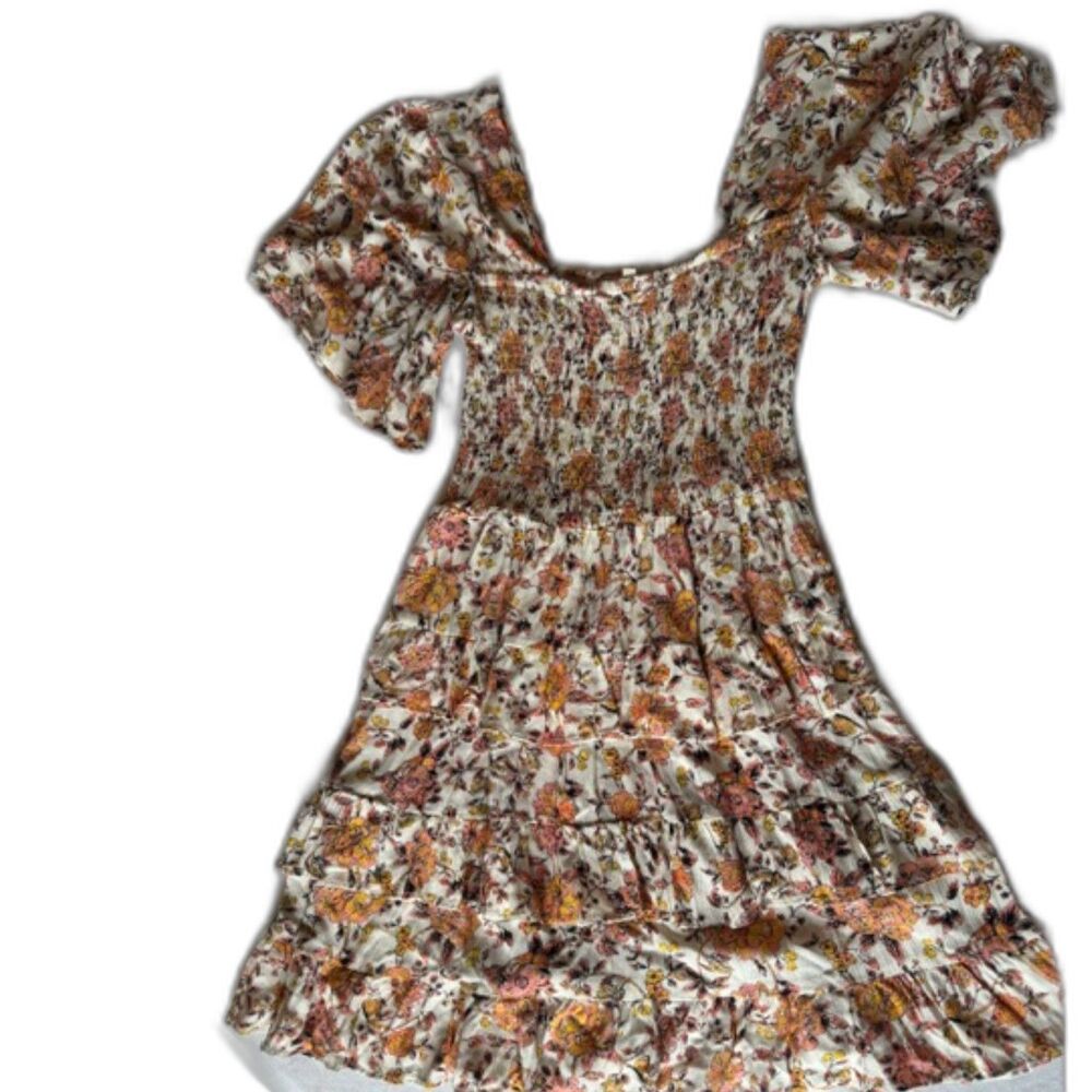 Chelsea and Violet Smocked Tiered Mini Dress